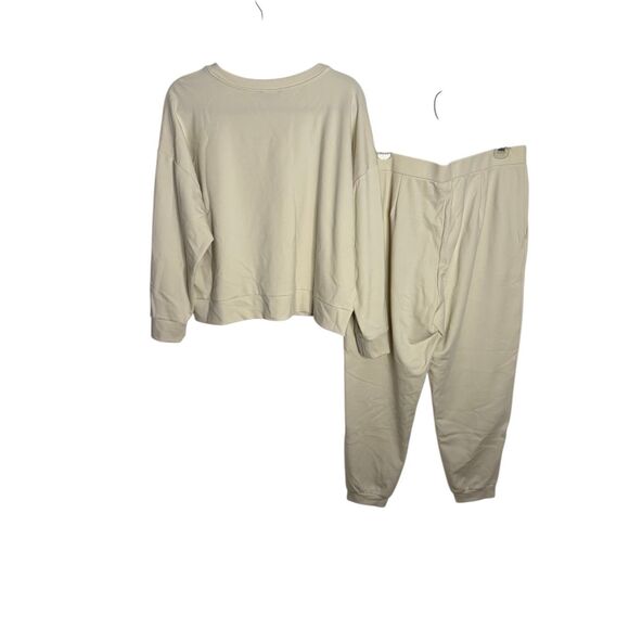 Eileen Fisher SET Lightweight Ponte Jogger & Lightweight Ponte Round Neck Top - Picture 4 of 11